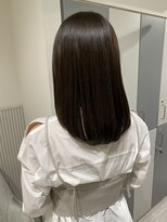 ラベスト キョウト(LOVEST)&nbsp;ブリーチなしで艶グレージュカラー