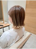 外はねぱっつんボブ
