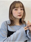 【GARDEN荒井夏海】20代30代 大人可愛いインナーカラー