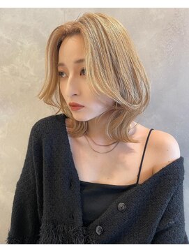 トルネード(TORNADO) 韓国風ヘア 外国人風ヘア くびれヘア ブロンドヘアM1203