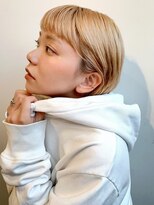 イコル(ikoru)&nbsp;マッシュショート ベージュカラー 20代 30代 代官山 中目黒