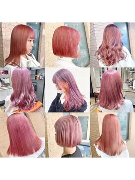 サロンドミルク 原宿(salon de MiLK) ピンクカラー