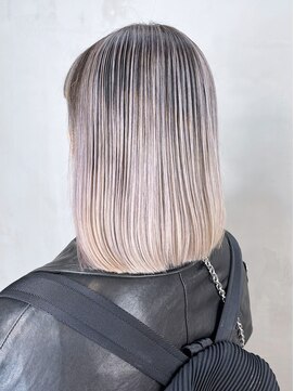 アルバム 銀座(ALBUM GINZA) バレイヤージュ_ショコラアッシュヘルシースタイル_ba421131