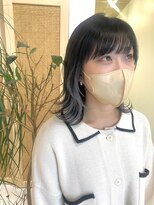 ローウェ 二子玉川(Louwe) シルバーグレーのインナーカラー