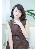 ステージ(STAGE) 大人かわいい/レイヤーロング/グレーベージュ/前髪パーマ/幡ヶ谷