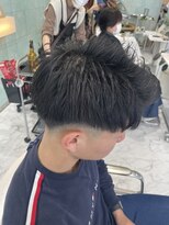 ハーツヘアーズ 五日市店(HEARTS hair's)&nbsp;アップバングショート＆フェードカット