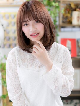 カバーヘア ブリス 北浦和(COVER HAIR bliss) フェザーバングくせ毛風内巻きワンカールh3北浦和20代30代40代