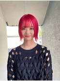 ハイトーンカラー レッドカラー チェリーレッド ブリーチ