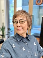 クレス 新宿御苑前(cresc)&nbsp;ナチュラルショートヘア♪ 50代/60代/白髪ぼかし/白髪染め