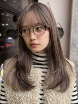 ミリ(mm)&nbsp;レイヤーカット ローライトカラー 韓国 髪質改善 仙台