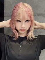 ソル オモテサンドウ 表参道 青山(SOL . OMOTESANDO)&nbsp;ミルクティーベージュダブルカラーグレージュカラーハイライト