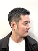 メンズビジネスナチュラルカット短髪刈り上げ爽やか清潔感アップ