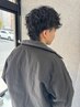 カット＋ダメージレスケアパーマ　￥11550
