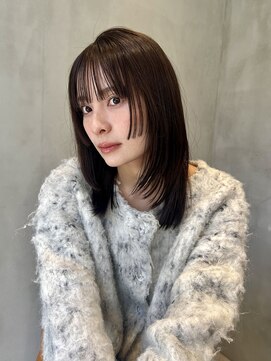 ニコ トウキョウ 渋谷(nico TOKYO) 顔まわりレイヤーハッシュレイヤー透明感オリーブグレージュ渋谷