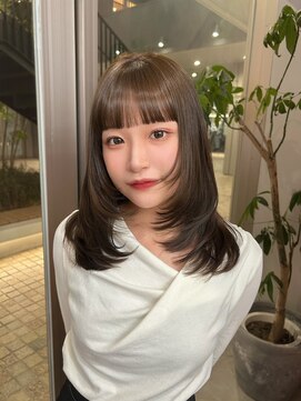 クム(kumu) 韓国へア/レイヤー/顔周り/ボブ/透明感カラー