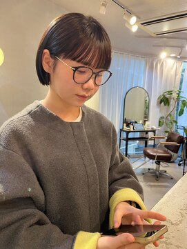 ナンバーセカンド(Number 2nd) ぱつっとミニボブ