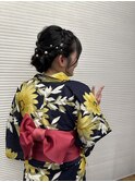 浴衣の髪型