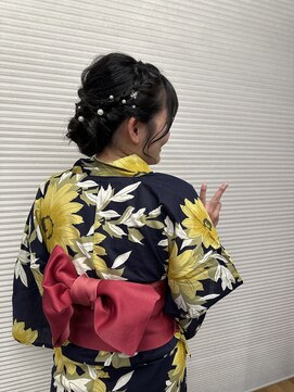 ヘアーアンドセルフサロン アキ(hair&self salon Aki) 浴衣の髪型