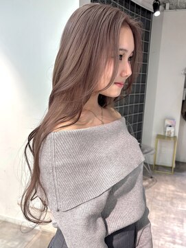 ペレ アネックス 大阪梅田茶屋町店(PELE ANNEX) ホワイトグレージュ/デジタルパーマ/チェリーブラウン/梅田