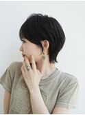 ショートスタイル/韓国風ヘア/2wayバング/巻き