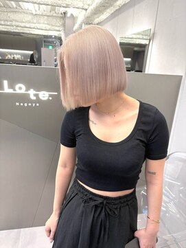 ロテ 名古屋 名駅店(Lote.) ミディアムヘア/デザインカラー/フェイスフレーミング/名古屋