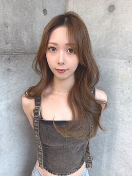 ロンドメリア 天神大名店(Lond Melia) イメチェンヘアスタイル小顔に見せるヘアココアベージュ