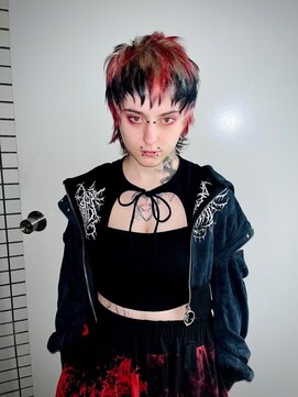 ベリショ　デザインカラー　赤　暖色