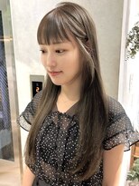 ディッセンバー 渋谷(December) 【December】レイヤーカットブリーチなしベージュ酸性ストレート