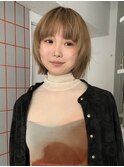 着物ヘア/大人ガーリー/ダークアッシュ/似合わせカット/原宿