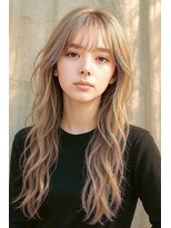 アブルトゥーヘアー(able to hair)&nbsp;ハイトーンレイヤー/ナチュラルスパイラル仕上げ