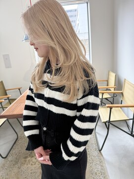 ザワン(the one .) 【the one.】ハイトーンとレイヤースタイル　-TANAKA-