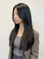 シュガーイシノマキ(SUGAR ishinomaki)&nbsp;韓国風髪質改善カラー◎ブリーチなし顔周りレイヤーロング