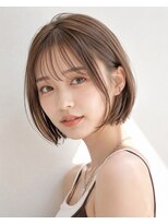 クート 北浦和(ku-to)&nbsp;イルミナカラー×髪質改善♪透明感ベージュの艶ボブ◎
