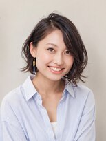 ジャンクロードビギン 丸の内 MY PLAZA店(JEAN CLAUDE BIGUINE)&nbsp;ナチュラルボブ20代30代40代【黒髪】【ショートパーマ】