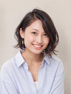 ジャンクロードビギン 丸の内 MY PLAZA店(JEAN CLAUDE BIGUINE) ナチュラルボブ20代30代40代【黒髪】【ショートパーマ】