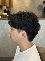 ザ クラン バイ ヘッドライト 仙台長町店(THE CLAN by HEADLIGHT) 【強過ぎないお洒落パーマ】メンズシャドウパーマ