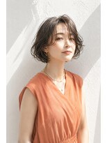 アッシュ 学芸大学店(Ash)&nbsp;ショートボブ/大人女性/グレージュ/白髪ぼかし/脱白髪染め