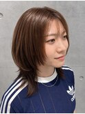 くびれミディ×ラベンダーブラウン
