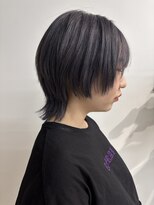モリオフロムロンドン 大宮店(morio from London)&nbsp;ウルフカット×グレーカラー  村田