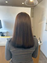 クララジャパン ナベシマ(CLALA JAPAN Nabeshima)&nbsp;ボブ　ミルクティーベージュ　艶髪　髪質改善カラー　ショート