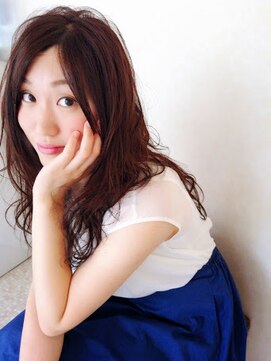 スティルヘア(still hair) 20代30代大人可愛いエアリーセミロングブラウン系透明感ウェーブ