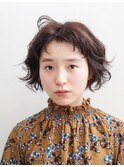 くせ毛風ピュアボブ