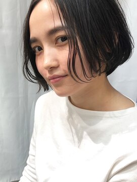 ヌース(NOUS) 黒髪ショート/ミニボブ/大人ショート/ボブ/薬院天神今泉警固