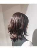 ミディアムレイヤー くびれボブ