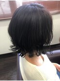 20代30代大人可愛い♪艶カラー小顔ショートカット外ハネボブ