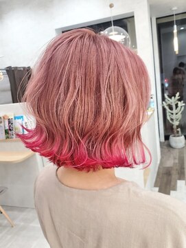 オールバイオー(Owl by oOo) 裾カラー×フェミニティピンク