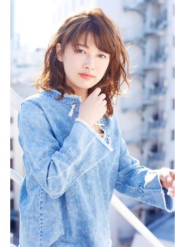 アトリエ リブコ(atelier L.I.B.Co) ワイドな前髪セミロング