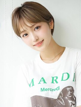 アグ ヘアー ウェリナ 大日イオン前店(Agu hair welina) 《Agu hair》スッキリまとまる段なしフェミショート