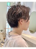 垢抜けショートパーマ