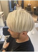 メンズ★マッシュ×ホワイト